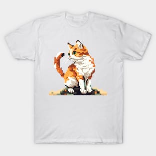 Cat Pixel - Funny Cats T-Shirt